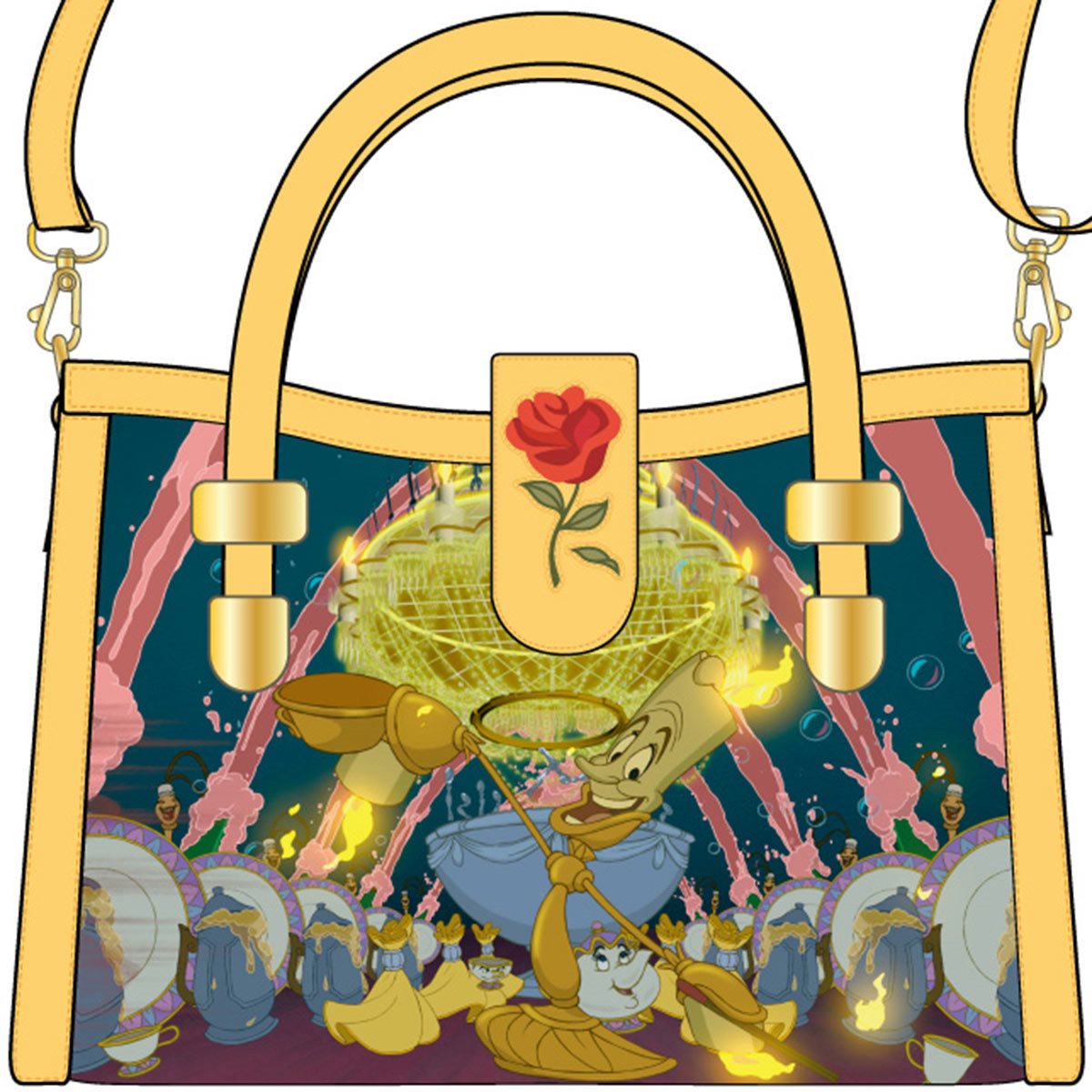 Disney Dooney and Bourke Beauty and the Beast Stained Glass - Disney Dooney  and Bourke Guide