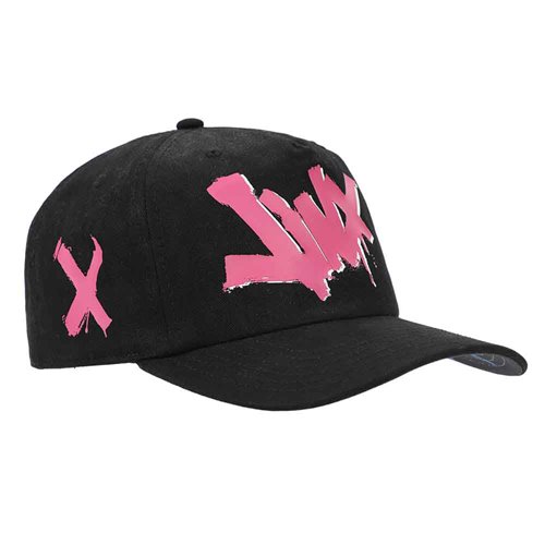 Arcane League of Legends Jinx Curved Bill Snapback Hat