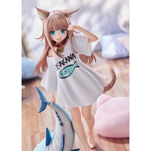 My Cat is a Kawaii Girl Kinako Good Morning Version Limited Edition 1:6 Scale Statue