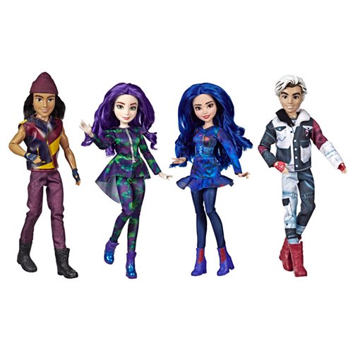 Disney Descendants Isle of the Lost Collection Doll 4-Pack