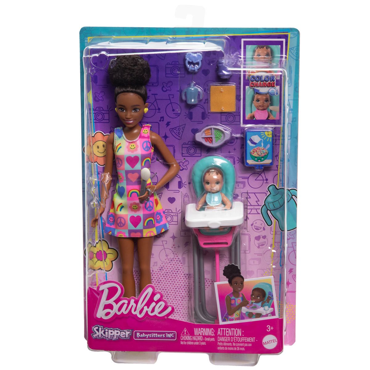 Barbie Skipper Babysitter Dark Hair