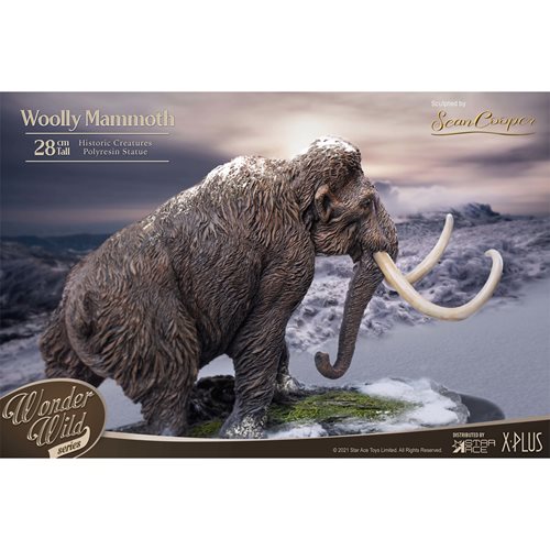 Wonder Wild Series Wooly Mammoth Polyresin Statue