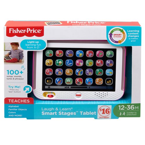 Fisher-Price Laugh & Learn Smart Stages Pink Tablet