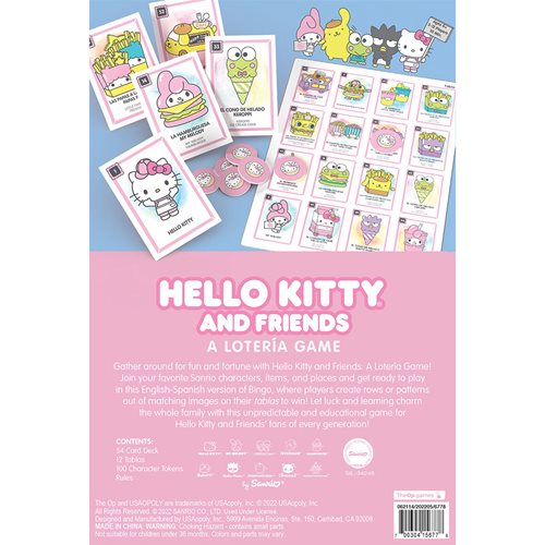 Hello Kitty And Friends Loteria Game