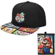 Super Mario Bros. Snapback Hat and Wallet Set