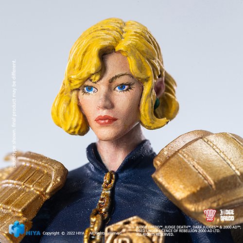 Judge Dredd Judge Anderson and Lawmaster MK II 1:18 Scale Action Figure Set - Previews Exclusive