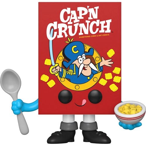 Quaker Cap'N Crunch Cereal Box Pop! Vinyl Figure, Not Mint