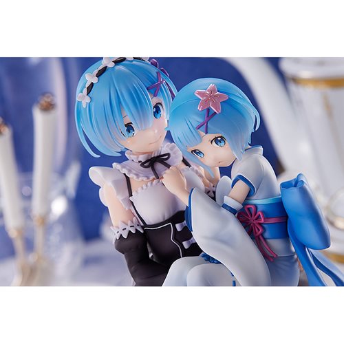 Re:Zero - Starting Life in Another World Rem and Childhood Rem 1:7 Scale Statue
