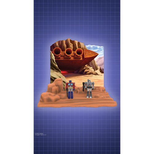 Transformers The Ark ReAction Figure Playset with Optimus Prime and Megatron ReAction Figures
