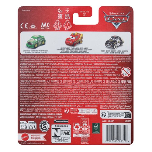 Cars Mini Racers 3-Pack 2025 Mix 3 Case of 6
