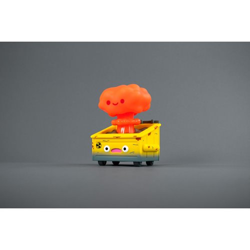 Lil Nuclear Dumpster Fire Radioactive Red Variant Vinyl Figure - Entertainment Earth Exclusive