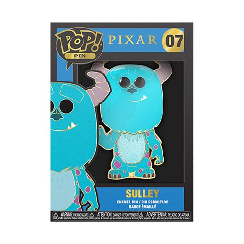 Monsters Inc. Sulley Large Enamel Pop! Pin
