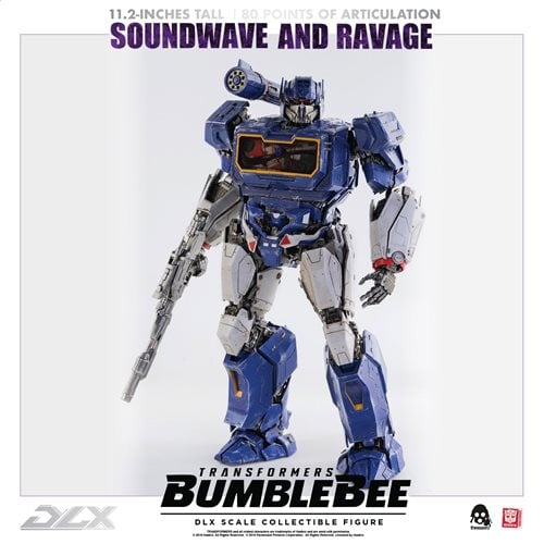 Transformers Bumblebee Soundwave and Ravage Deluxe Action Figures