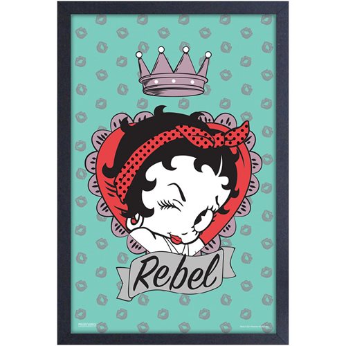 Betty Boop Rebel Framed Art Print