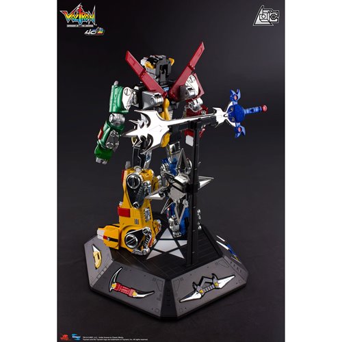Voltron 40th Anniversary Gift Set with Light-Up Sound Base