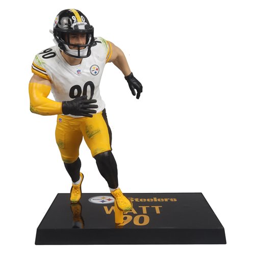 NFL SportsPicks 2024 Wave 2 Pittsburgh Steelers TJ Watt 7-Inch Scale Posed Figure