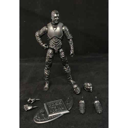 Vitruvian H.A.C.K.S. Customizer Series Fantasy Knight Black Blank Action Figure