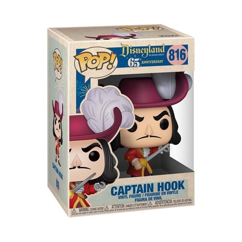 Disneyland 65th Anniversary Captain Hook Pop! Vinyl Figure