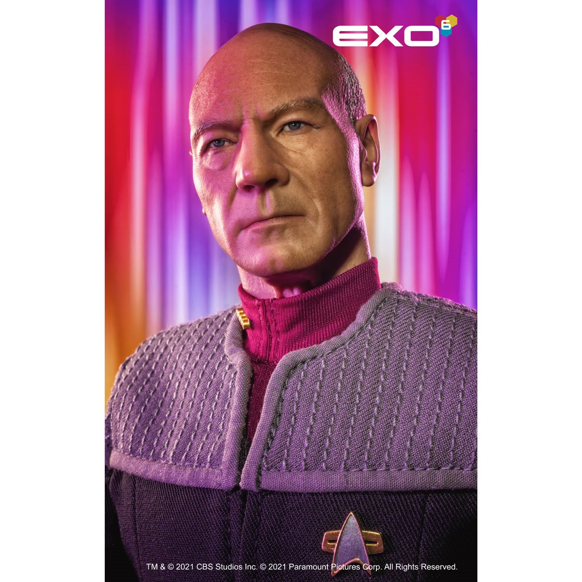 Bandai Star Trek Figure Captain Jean-Luc Picard | 5'' Captain Picard Star  Trek The Next Generation Action Figure | Star Trek TNG Toy Articulated