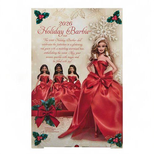 Barbie 2026 Holiday Barbie Doll with Blonde Hair