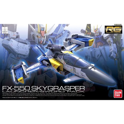 Mobile Suit Gundam Seed FX-550 Skygrasper Launcher Sword Pack Real Grade 1:144 Scale Model Kit