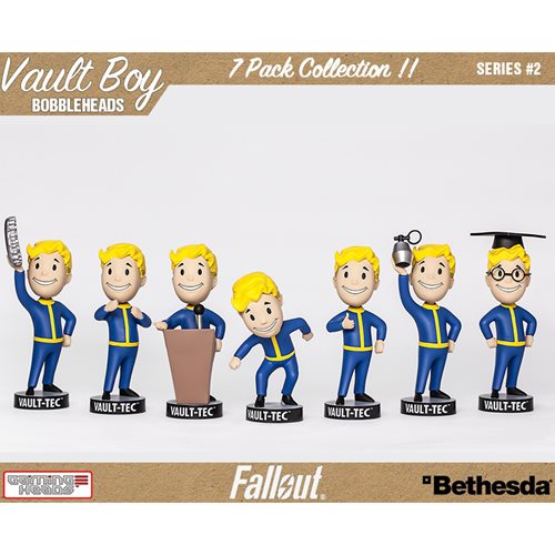 Fallout 4 Vault Boy 111 5-Inch Bobble Head Ser. 2 7-Pack Set