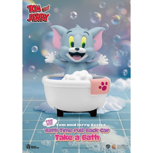 Tom and Jerry Bath Time Pull Back Car Series PBC-032 Vehicle Blind