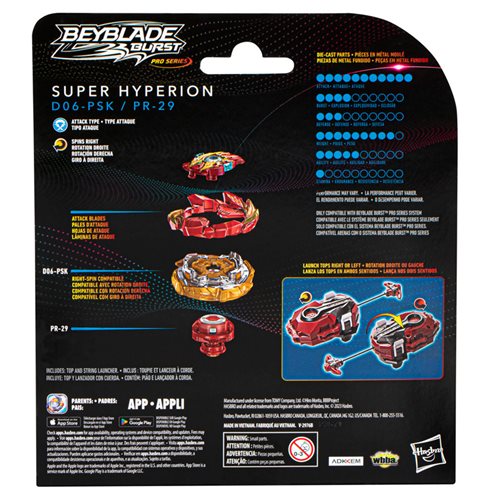 Beyblade Burst Pro Series Super Hyperion String Launcher