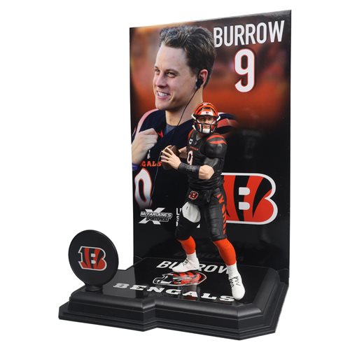 NFL SportsPicks Bengals Joe Burrow 7-Inch Scale Posed Figure Case of 6