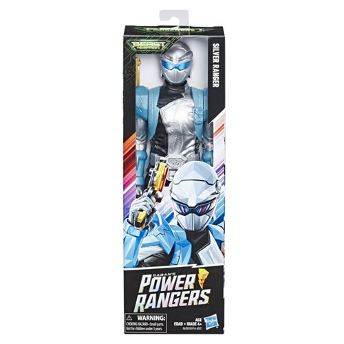 Power Rangers Beast Morphers Silver Ranger 12-inch Action Figure