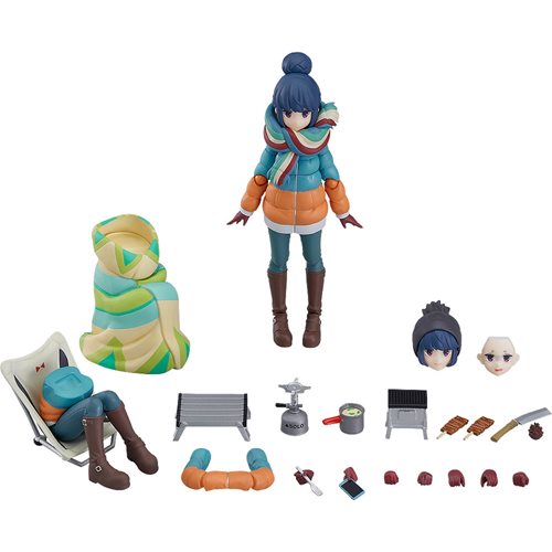 Laid-Back Camp Rin Shima DX Edition Figma Action Figure