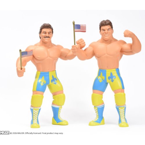 Major Big Rubber Guys Jacques Rougeau Posed Figure