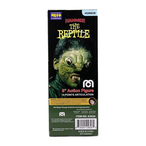 Hammer Reptile Mego 8-Inch Action Figure
