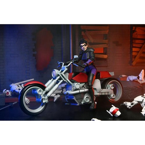 Teenage Mutant Ninja Turtles: The Last Ronin Casey Marie with Motorcycle 7-Inch Scale Action Figure