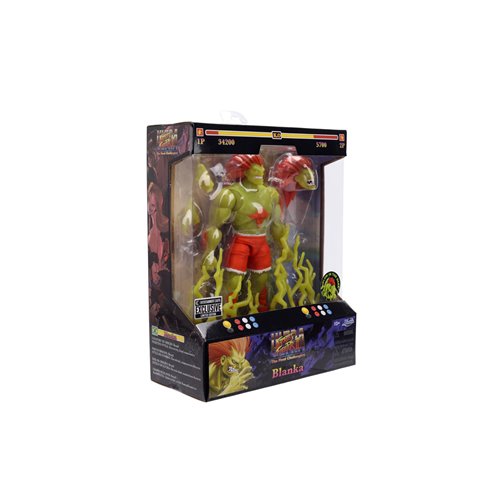 Ultra Street Fighter II Blanka Glow-in-the-Dark 6-Inch Scale Action Figure - Entertainment Earth Exc