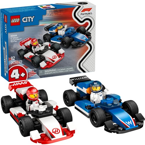 LEGO City 60464 F1 Williams Racing & Haas F1 Race Cars