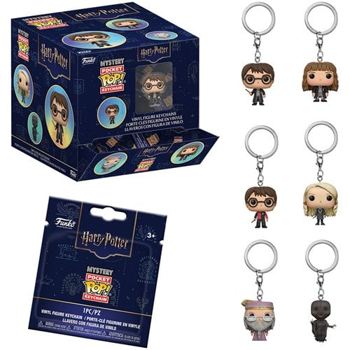 Harry Potter Blind Funko Pocket Pop Key Chain Display Case of 12