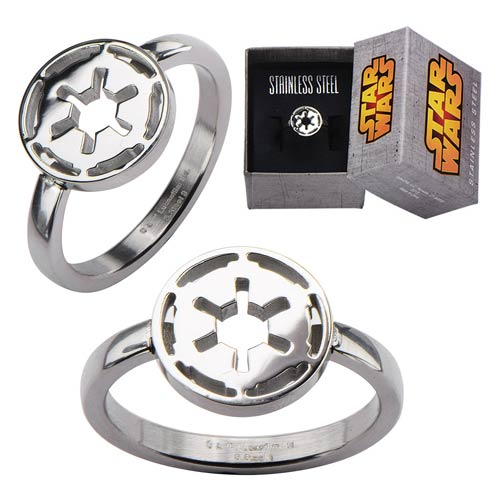 Star Wars Imperial Symbol Cut Out Ring