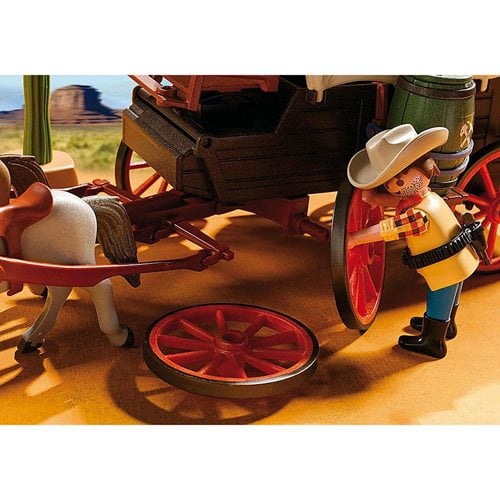 Playmobil 5248 Western Covered Wagon with Raiders
