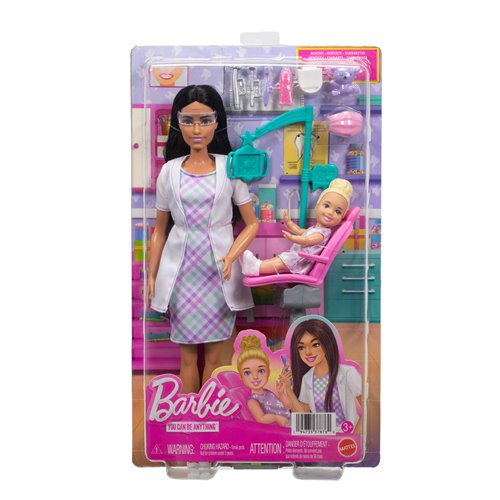 Barbie Careers Dentist Doll with Brown Hair