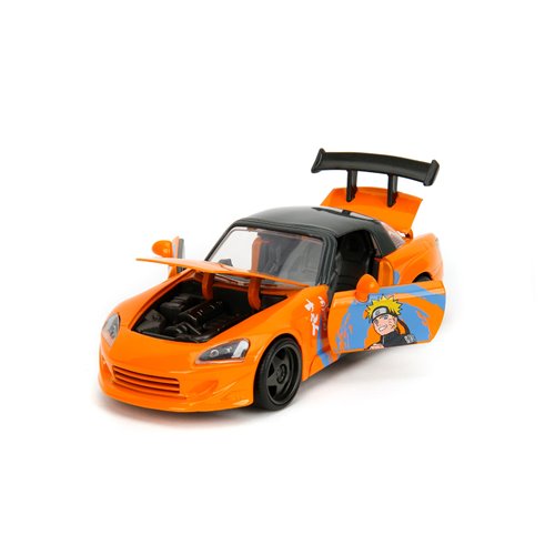 Naruto: Shippuden 2001 Honda S2000 1:24 Scale Die-Cast Metal Vehicle with Figure