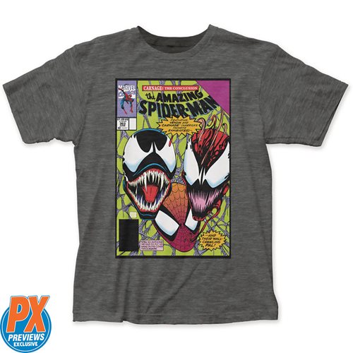 Marvel Spider-Man Carnage Conclusion Gray T-Shirt - Previews Exclusive