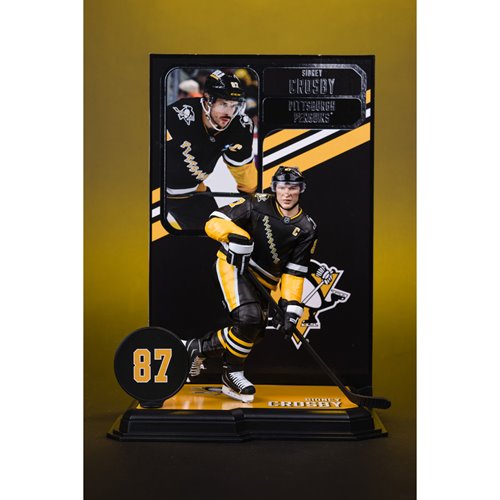 NHL SportsPicks Pittsburgh Penguins Sidney Crosby Alternate Jersey 7-Inch Posed Figure