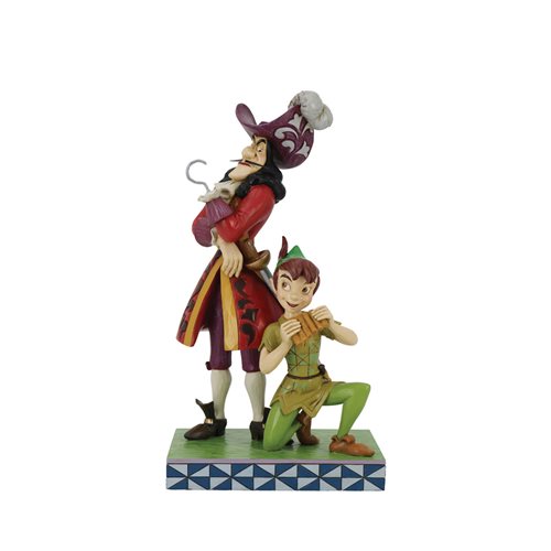 Disney Traditions Peter Pan Peter Pan and Captain Hook Good vs. Evil Devious and Daring by Jim Shore