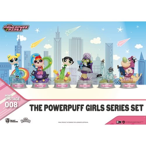 Powerpuff Girls Series MDS-008 Mini D-Stage Statue Set of 6