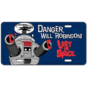 Lost in Space Metal License Plate