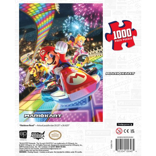 Mario Kart Rainbow Road 1,000-Piece Puzzle