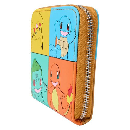 Pokémon Color Block Zip-Around Wallet