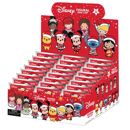 Disney Christmas Figural Key Chain Display Case