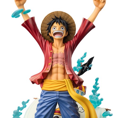 One Piece STARtune Monkey D Luffy Setting Out For The New World FiguartsZERO Statue